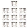 thumbnail image 2 of Pack of 10 Solar Panel Frame WaterDrain Clips Aluminum Deflector Fully Automatic, 2 of 8
