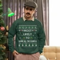 thumbnail image 5 of Funny Christmas Sweatshirt, Funny Christmas Sweatshirt, Most Likely To Drink All The Eggnog Xmas Sweater, Eggnog Lover Holiday Sweatshirt, 5 of 5