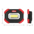 Hyper Tough 1200 Lumen LED Portable Work Light, Rechargeable, Red and Black