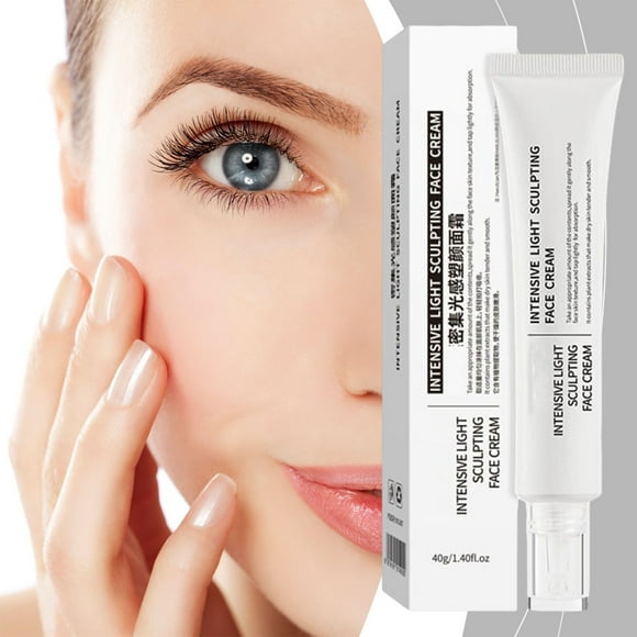 Holiday Gifts! Gspmoly Moisturizer, Compact Light-Sensitive Plastic Face Cream Clear Makeup Moisturize Dilute Fine Lines Compact and Portable Skin 40Ml Face Cream