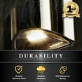 thumbnail image 6 of Classy Caps Solar LED Outdoor Deck & Wall Light - Stainless Steel, 6 of 9