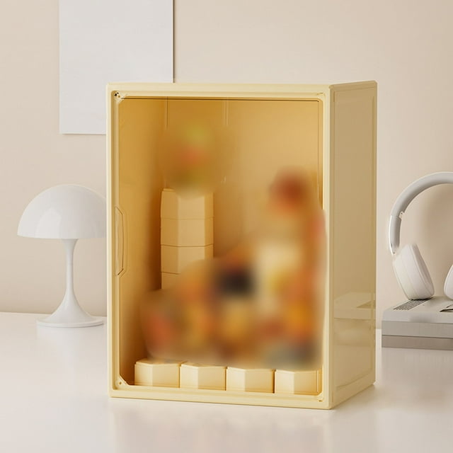 Ltdhehe Dome Shaped Blind Doll Storage Container Display For Collectibles And Toys With Wide Opening And Design