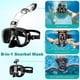 thumbnail image 5 of Snorkel Mask Foldable Diving Mask Set with Dry and Camera Mount, Anti-Fog Professional Snorkeling G, 5 of 5