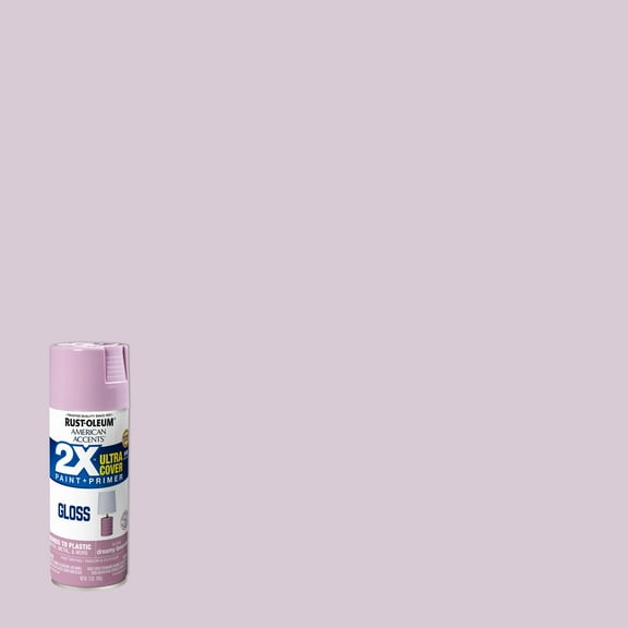 6 Pack, Dreamy Lavender Rust-Oleum American Accents 2X Ultra Cover Gloss Spray Paint