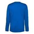 thumbnail image 5 of CORE365 CE10L Unisex Capital Long Sleeve Performance T-Shirt-True Royal-L, 5 of 6