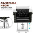 thumbnail image 5 of OmySalon Barber Chair Heavy Duty for Hair Stylist, Hydraulic Pump Salon Chair with Button Tufted, Beauty Spa Styling Hairdressing Tattoo Equipment, 5 of 8