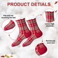 thumbnail image 3 of Calcetines con volantes para mujer, bonitos y elegantes calcetines de vestir, calcetines hasta el tobillo con ribete de lechuga para niñas, 6 pares, talla única, 3 of 7