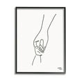 thumbnail image 5 of Stupell Industries Parent & Child Holding Hands Family Line Doodle Graphic Art Black Framed Art Print Wall Art, Design by Jess Baskin, 5 of 5