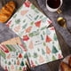 thumbnail image 2 of Juego De Pañuelos 20 servilletas de papel con diseño de árbol de Navidad, verdes, con impresión a doble cara, desechables, para fiestas navideñas, decoración de mesa de cocina, color verde Rkxzt, 2 of 7