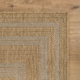 thumbnail image 6 of Beverly Rug Easy Jute Outdoor Indoor Non Shedding Easy-Cleaning Rug Framed Natural 10x14, 6 of 9