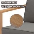 thumbnail image 2 of POCASSY Patio Chair Set of 2, Outdoor Porch Chairs with All Weather Wicker and Thick Cushions for Porch, Garden and Balcony, Gray, 2 of 6