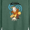 thumbnail image 3 of Avatar - The Last Airbender - Aang Swirl - Women's Lightweight French Terry Long Sleeve Shirt, 3 of 5
