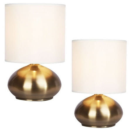 Catalina Lighting Caden 2 Pack Mini 9 Inch Metal Touch Accent Lamps With Linen Drum Shades Br 18581 001 Catalina Lighting Caden 2 Pack Mini 9 Inch Metal Touch Accent Lamps With Linen Drum Shades Br 18581 001