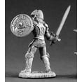 thumbnail image 2 of Reaper Miniatures Kain Swiftblade #02025 Dark Heaven Legends Unpainted Metal, 2 of 2