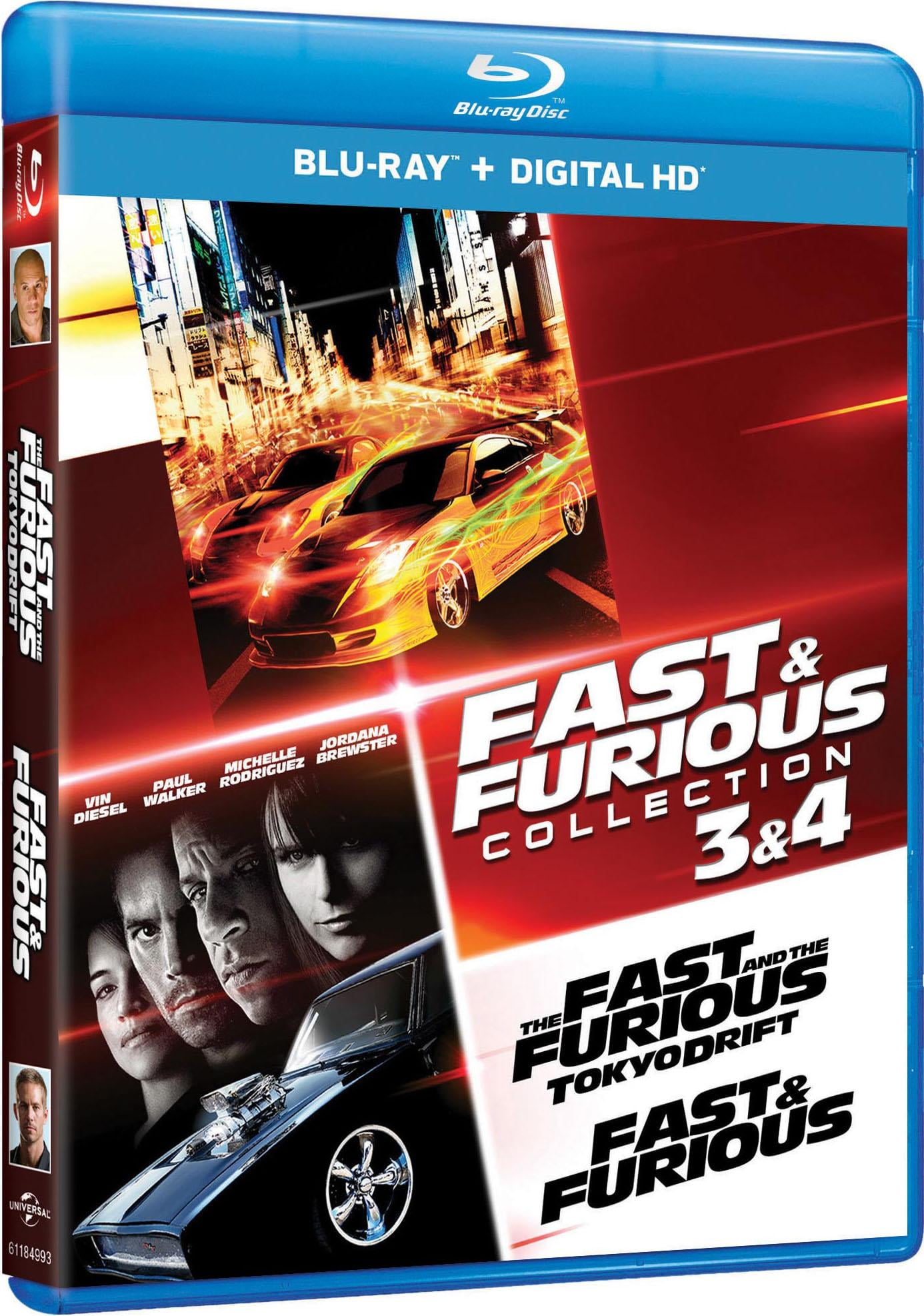 Fast & Furious Collection: 3 & 4 (Blu-ray + Digital Copy)