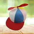 thumbnail image 3 of Removable Propeller Baseball Cap Bamboo Dragonfly Windmill Cap Spring Summer Children‘S Shade Flat Hat, 3 of 7