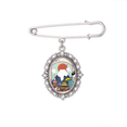 thumbnail image 1 of Japonais Voyage Volcan Broche Broche Robe Robe Châle Clips, 1 of 3