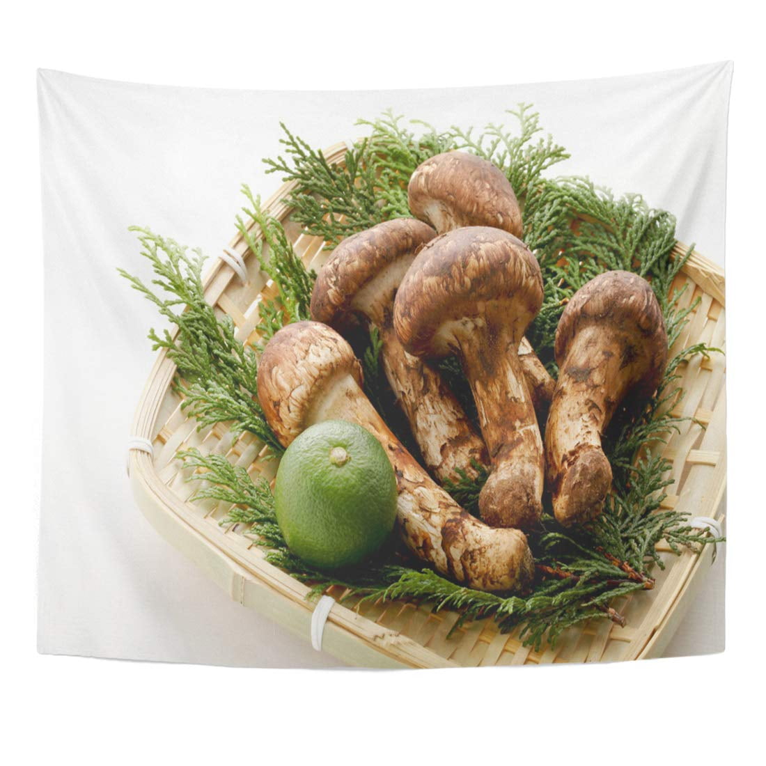 ZEALGNED Food Brown Matsutake Ingredients Autumn Green Expensive Fresh