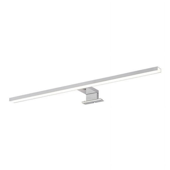 Chrome Bathroom Vanity Light, Premium Construction Bathroom Lighting Fixtures with Cool White 6000K for Enhanced Brightness