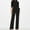 Black3, variant on Summer Jumpsuits For Women Elegant Sleeveless Wide Leg Pants Crew Neck Baggy Overalls One Piece Jumpsuits Beach Vacation Summer Rompers M