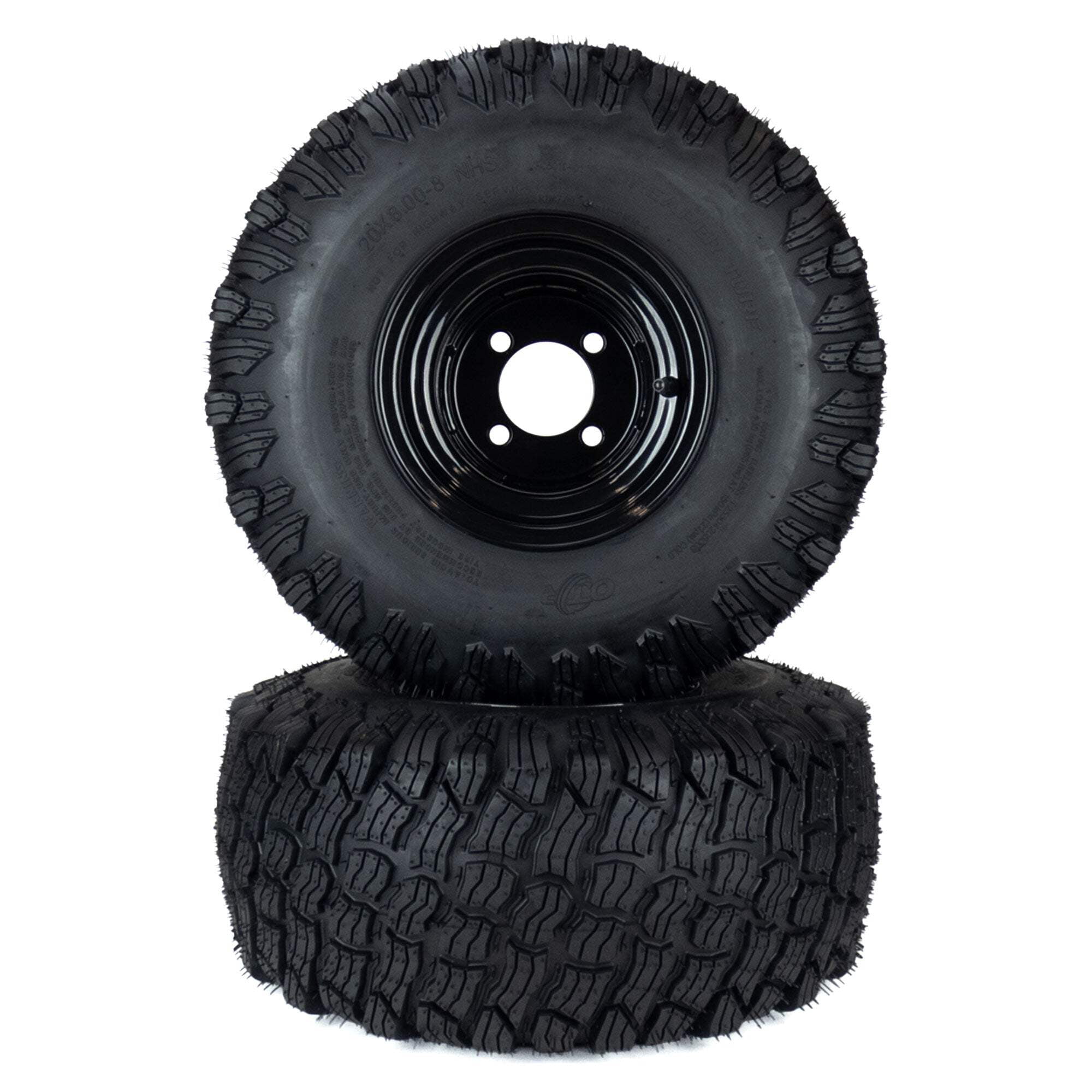 CUB CADET 634Z07244-0637 Powder Black Wheel 20x10-8 Turf - Walmart.com