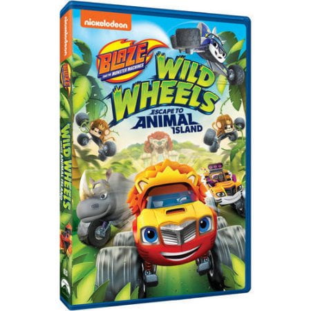 Blaze And The Monster Machines: Wild Wheels Escape To Animal Island (DVD)
