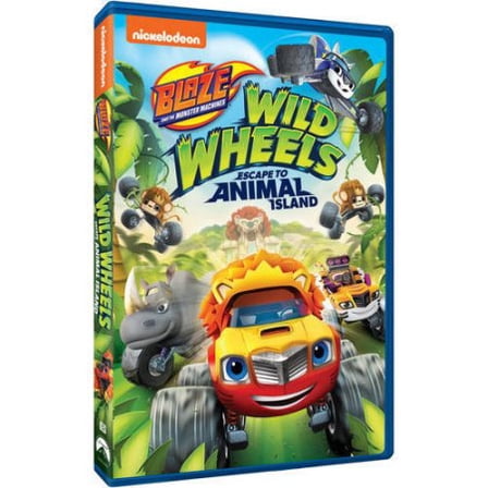 Blaze And The Monster Machines: Wild Wheels Escape To Animal Island (DVD)