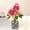 A, variant on Clearance Under $10 Artificial flowers, 3 Rose Small Bonsai Artificial Plant – Potted Floral Decor For Desk Workspace Living Room Bedroom Home Decoration (10.6" Height 3" Pot Diameter