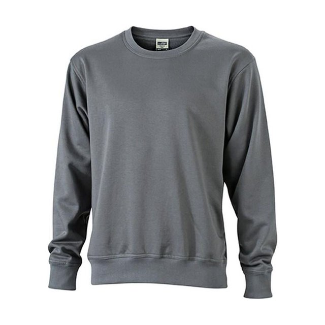 James and Nicholson - Sudadera de trabajo unisex (Gris Carbón)