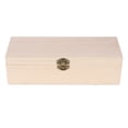 thumbnail image 2 of Caja De Almacenamiento De Inacabada, Caja De Tesoro De Almacenamiento De Caja De Joyería De Rectángulo El jinwen Joyero de madera, 2 of 8
