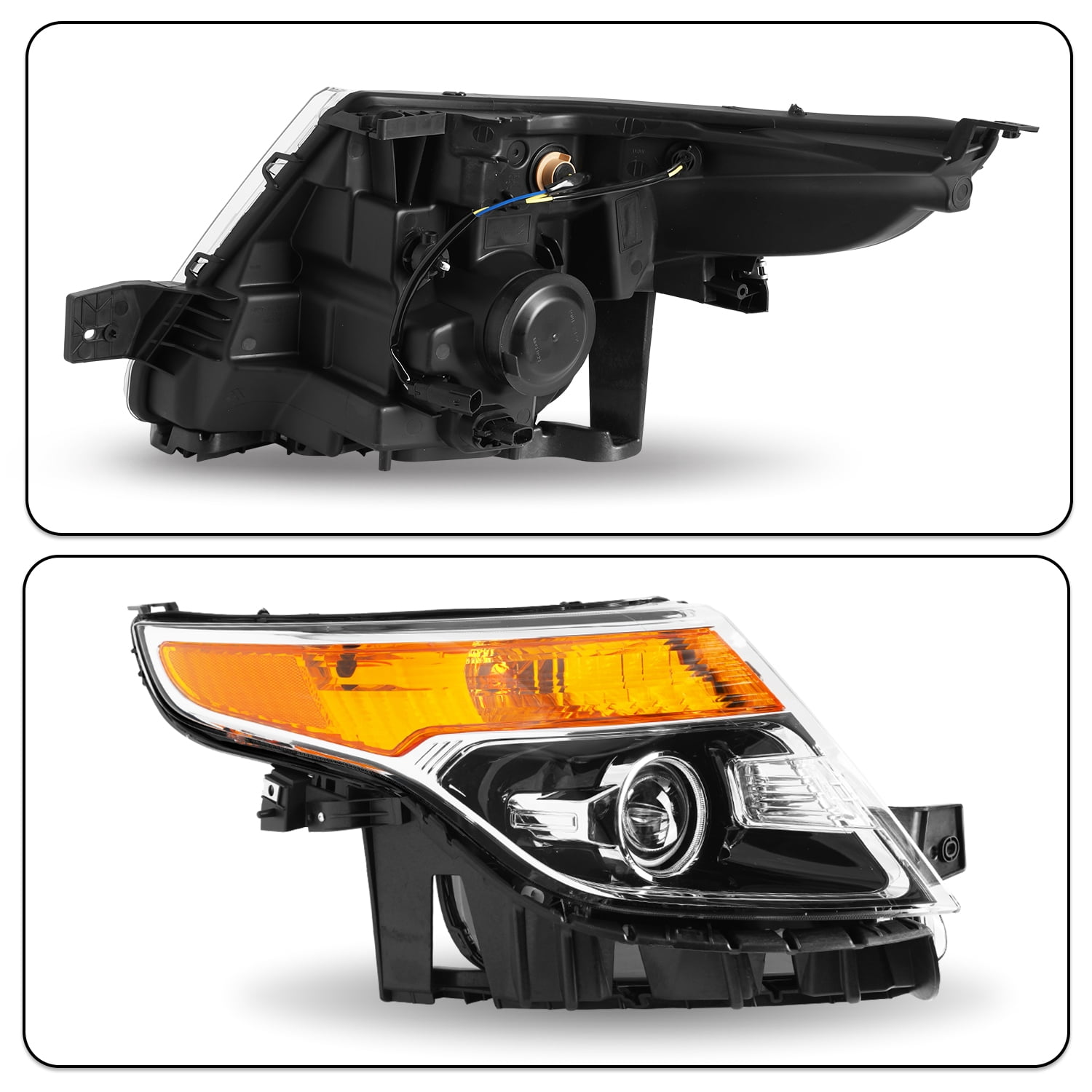 For 11-15 Ford Explorer Headlight Factory Halogen Passenger Side Headlamp RH