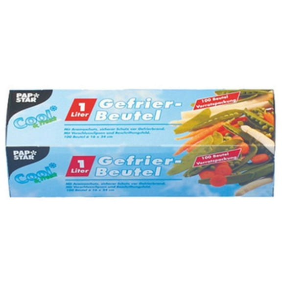 No Author PAPSTAR 14158 zer Bags 3 Litres 250 x 320 mm Transparent