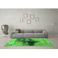 thumbnail image 3 of Ahgly Company Indoor Rectangle Oriental Green Industrial Area Rugs, 4' x 6', 3 of 4