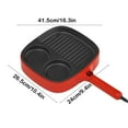 thumbnail image 3 of 3 In 1 Omelette Pan, 110V Frying Pan, Burgers Kitchen Dining Pan, Small Kitchen Appliances, Breakfast Frying Pan, Power Adjustment, Non Stick Pot, Easy to Clean, Multifunctional Cooker, 3 of 6