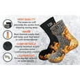 thumbnail image 3 of Feet Warmers Cold Weather Insulated Thermal Socks, Pack of 2 (Black, Women 9-11), 3 of 9