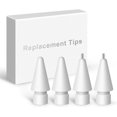 thumbnail image 1 of wonima44 Replacement Tips for Apple Pencil Pro/2nd Gen/1st Gen/USB-C,No Wear Out Metal Nibs,Precise Control 0.78mm Longer Tips for iPad Pencil Accessories-(4 Pack), 1 of 1