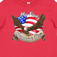 thumbnail image 4 of Inktastic My First Memorial Day- Bald Eagle Boys or Girls Baby T-Shirt, 4 of 5