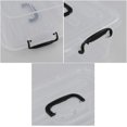 thumbnail image 2 of EudokkyNA 2 Pack Plastic Lidded Storage Bin, 8 Liter Storage Boxes with Lids, 2 of 7