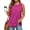Rose, variant on MOSHU Summer Tank Tops for Women Round Neck Sleeveless Plus Size Tops Slit Side Stiching Womens Shirts