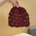thumbnail image 6 of SikaFu Hat Ms. Aesthetic Hook Hanging Hollow Bao Tao Hat Net Red Covering Jacking Hat Thin Handmade Hanging Covered Block Hat, 6 of 9
