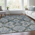 thumbnail image 5 of Dalyn Rugs Machine Washable Indoor/Outdoor Chantille Gray 3' x 5' Rug, 5 of 9