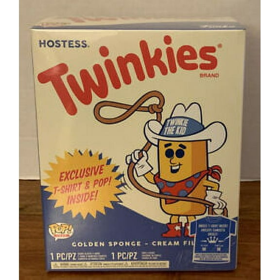 Funko POP! and Tee Ad Icons Twinkie the Kid (Retro) with Size Small T-Shirt Collectors Box Exclusive