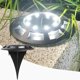 thumbnail image 3 of Luz De Tierra 4pcs luz de tierra impermeable LED al aire libre lámpara solar para patio (luz blanca), 3 of 8