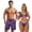 Bat Purple, variant on Couples Matching Swimsuit Bikini 2 Piece Set USA Flag Swim Trunks Men Swimming Suit Womens Patriotic Swimsuit Beach Bathing Swimwear Cheeky Bikini Bottom Halter Top Bathing Suit Woman M