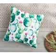 thumbnail image 5 of Ada Home Decor Decorative Square Throw Pillow, 18" x 18", Round Cactus Printed, 5 of 6