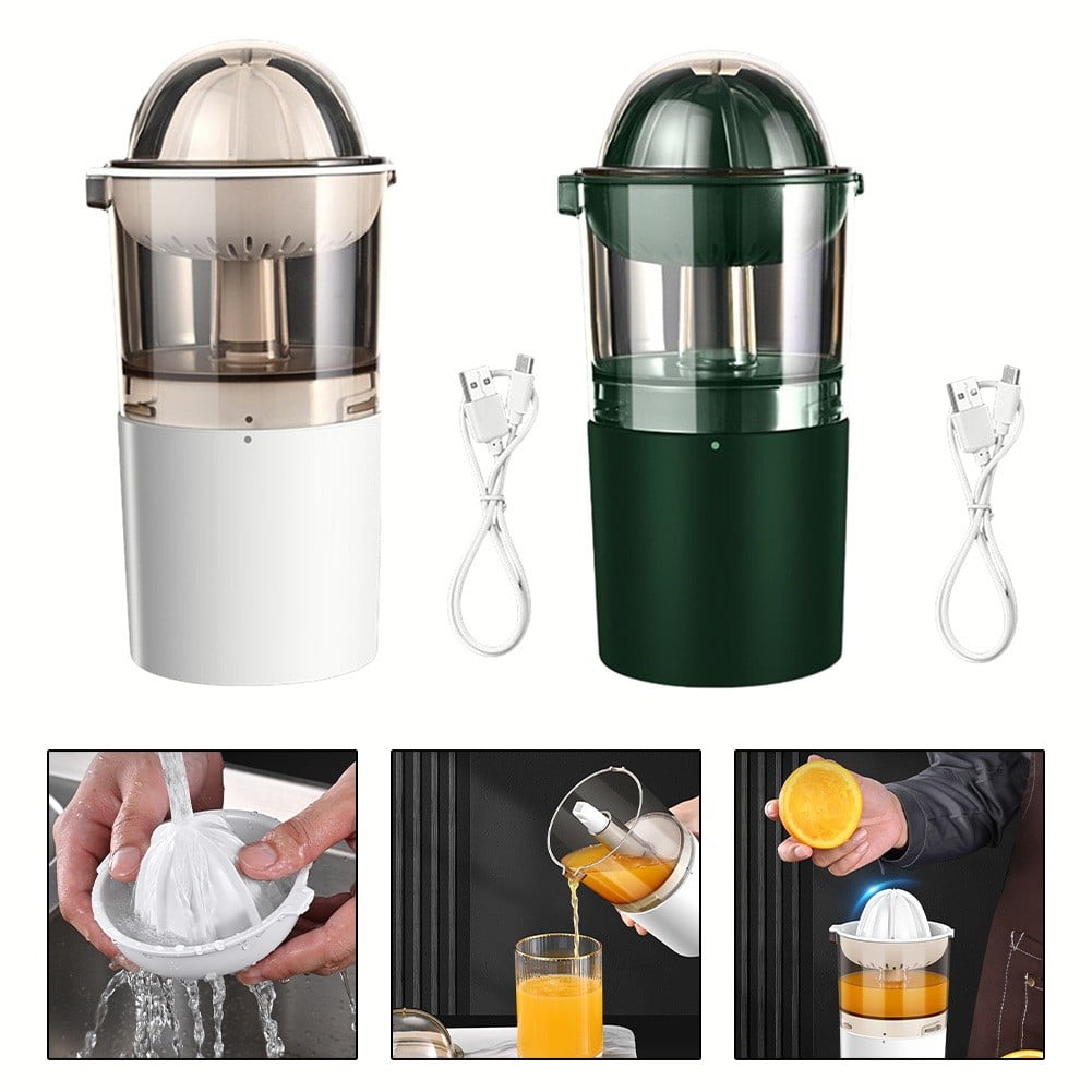 PASILI Electric Citrus Juicer Squeezer Wireless Juice Extractor Machine Usb Charge