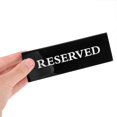 thumbnail image 2 of LNGOOR 6pcs Acrylic Reserved Signs Acrylic Reserved Signs Acrylic Table Reserved Signs for Wedding Restaurant, 2 of 6