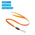 thumbnail image 4 of Uxcell 17" Neck Lanyards 0.4" Width Detachable Strap Lanyard for ID Badge Keys Orange 20 Pack, 4 of 5