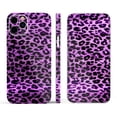 thumbnail image 3 of DesignSkinz Vivid Purple Leopard Print Full-Body Skin Decal Wrap Cover for iPhone 14 Plus, 3 of 9