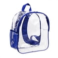 thumbnail image 1 of EQWLJWE Clear Mini Backpack Approved Clear Backpack Small for Work, Travel, Concert, Beach & Sports, 1 of 4